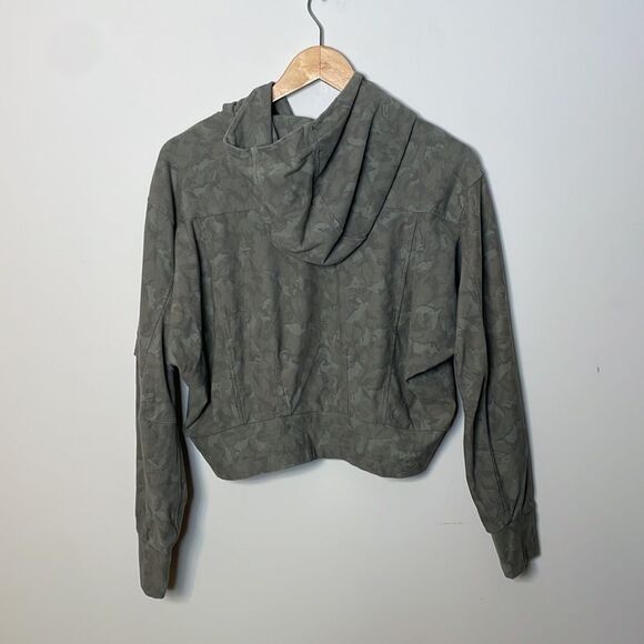 Athleta Farallon Camo Hooded Sweatshirt XS - Picture 6 of 10